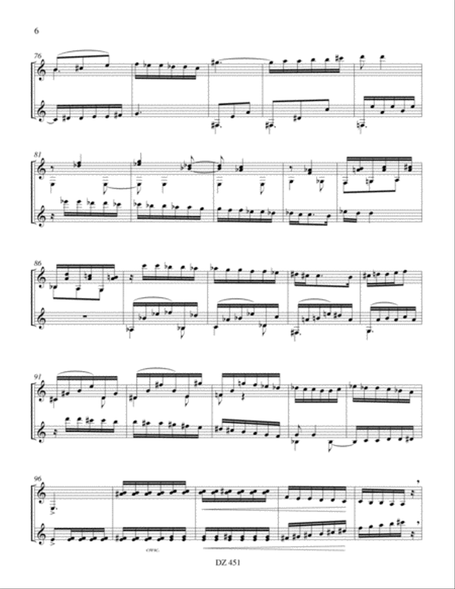Pentagone - Sécante Classical Guitar scores gallery preview page 6