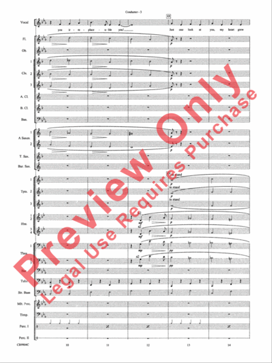 Embraceable You Concert Band scores gallery preview page 6