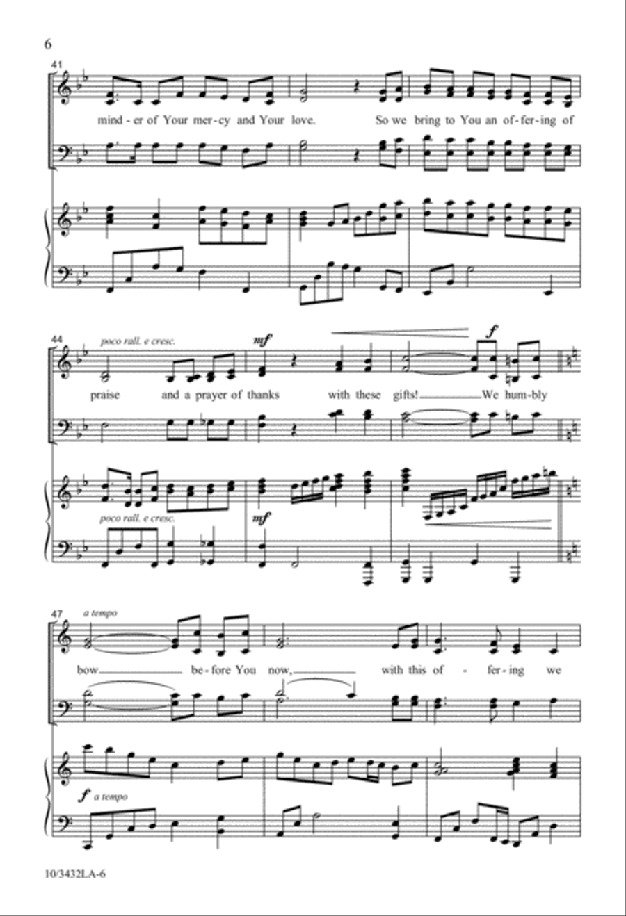 With These Gifts 4-Part scores gallery preview page 5