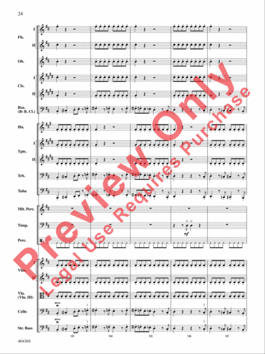 The Magic of Harry Potter Full Orchestra scores gallery preview page 25