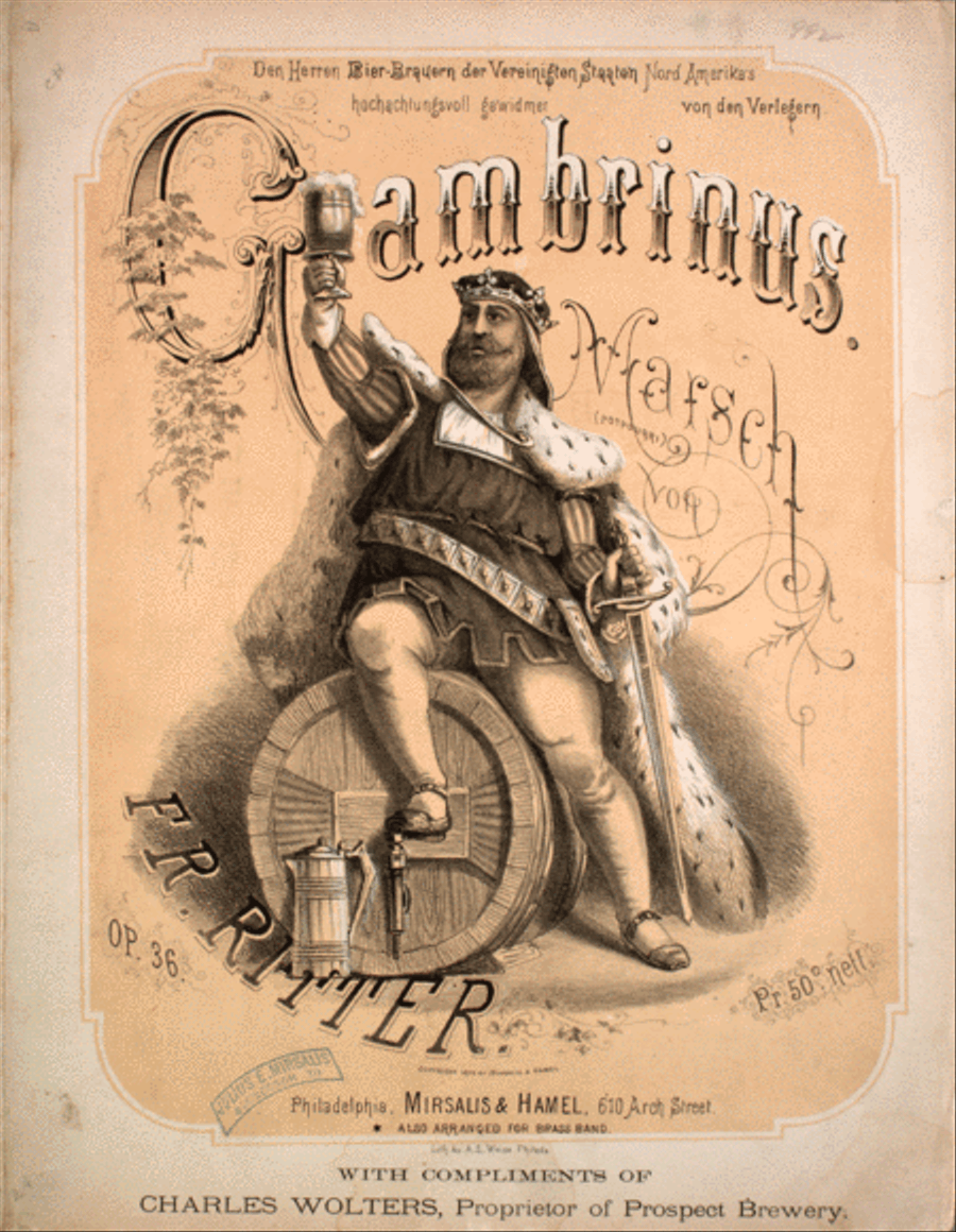Gambrinus Marsch (Potpourri) Piano Solo scores gallery preview page 1