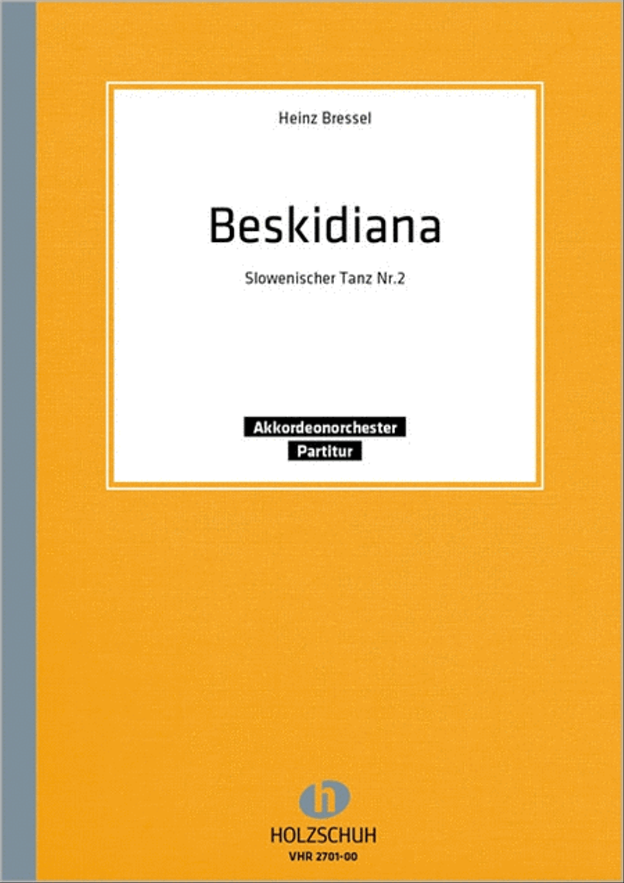 Beskidiana Slowenischer Tanz 2 Accordion Orchestra scores gallery preview page 1
