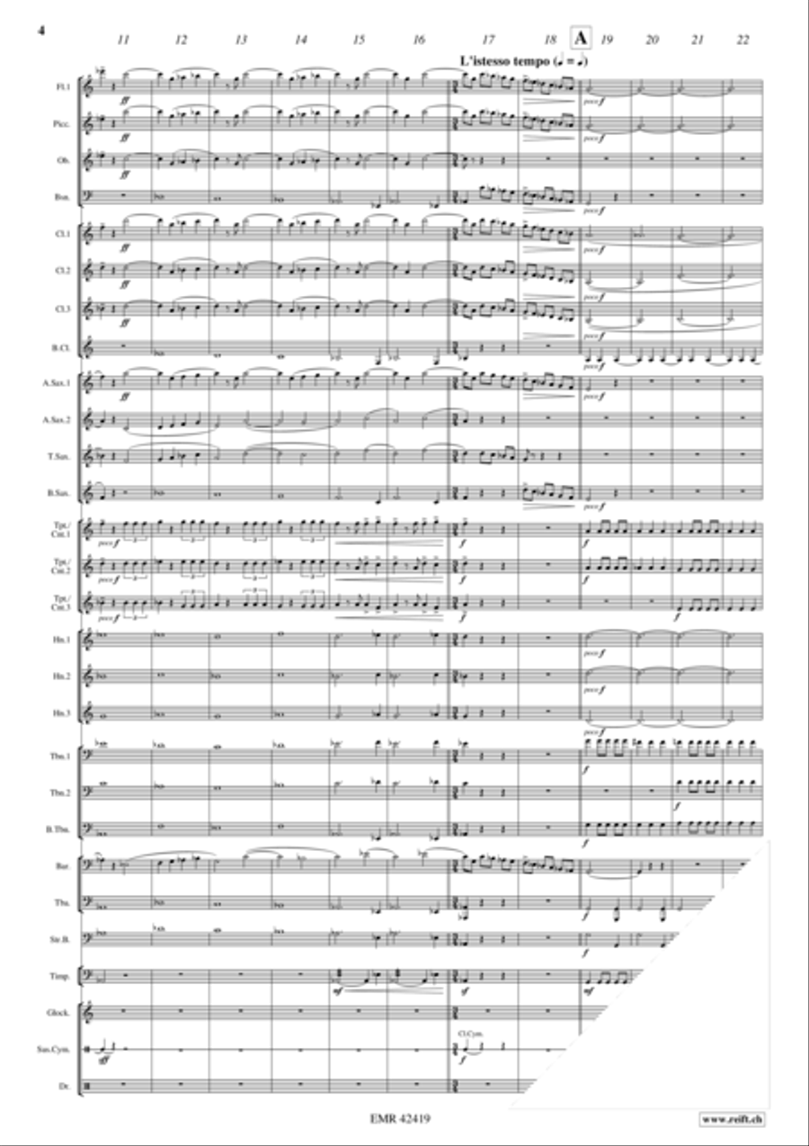 Lady In The Dark Concert Band scores gallery preview page 4