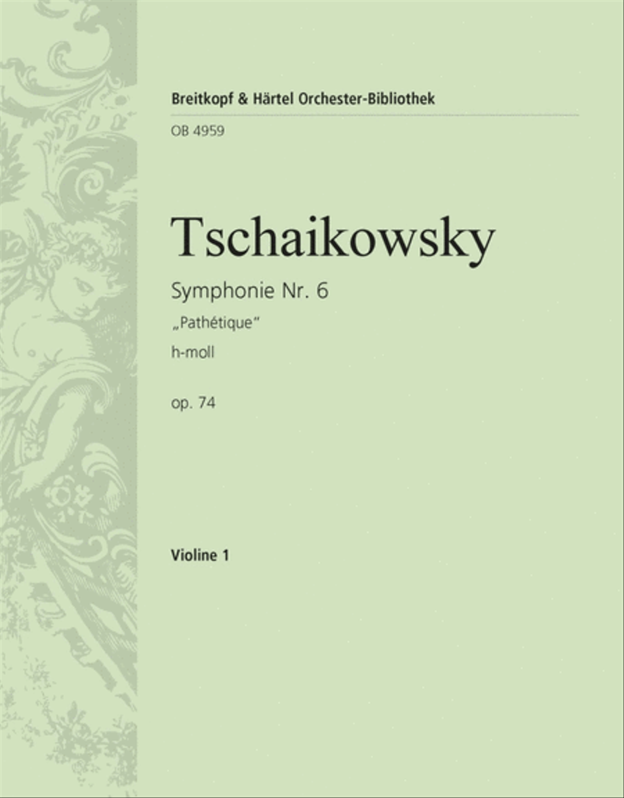 Symphony No. 6 in B minor Op. 74 Orchestra scores gallery preview page 1