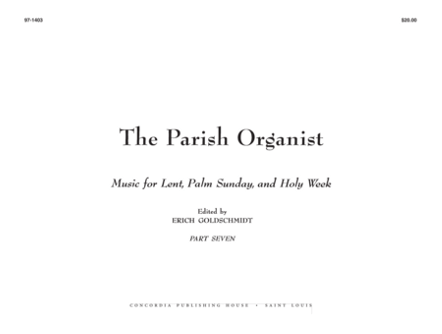 The Parish Organist, Part 07 (Lent, Palm Sunday, Holy Week) Organ scores gallery preview page 2