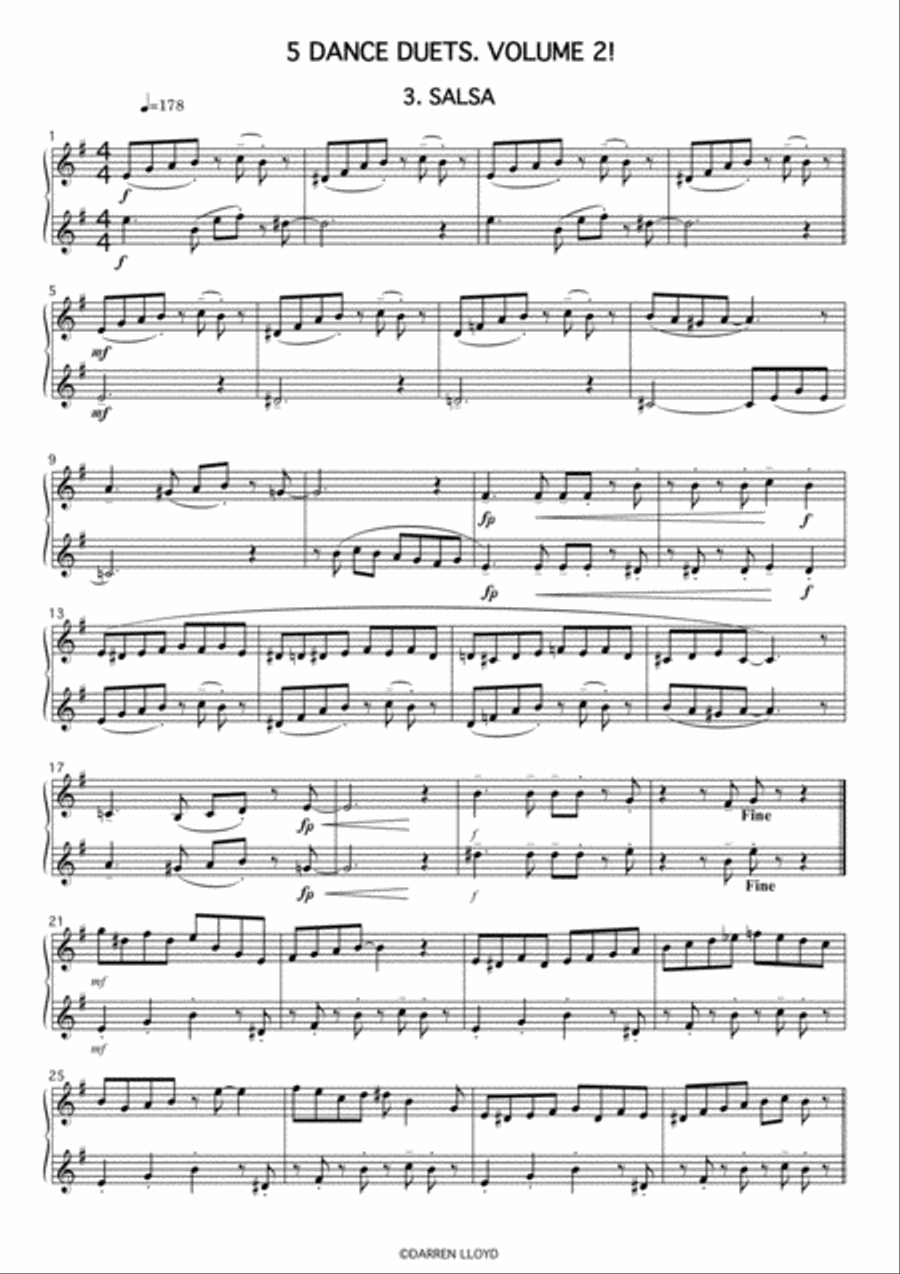 Clarinet Duets Clarinet Duet scores gallery preview page 6