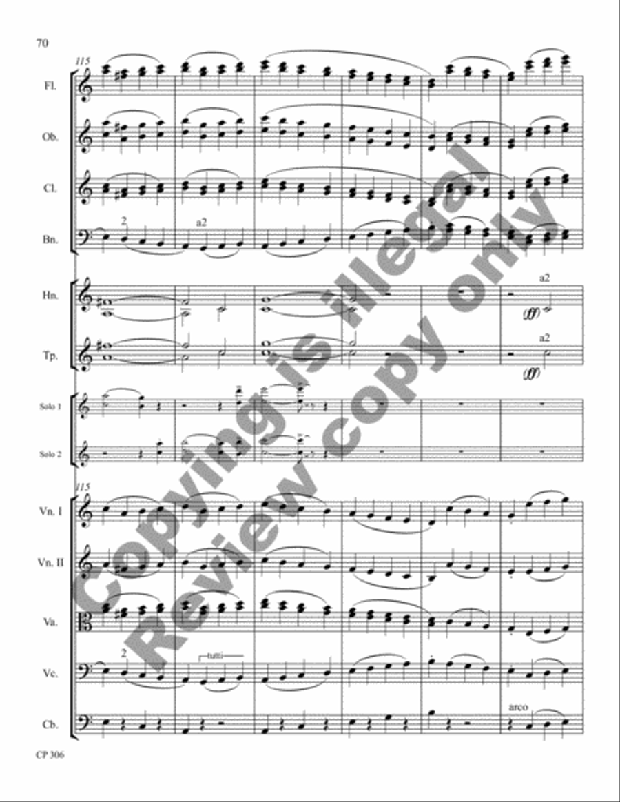 Little Suite Full Orchestra scores gallery preview page 71