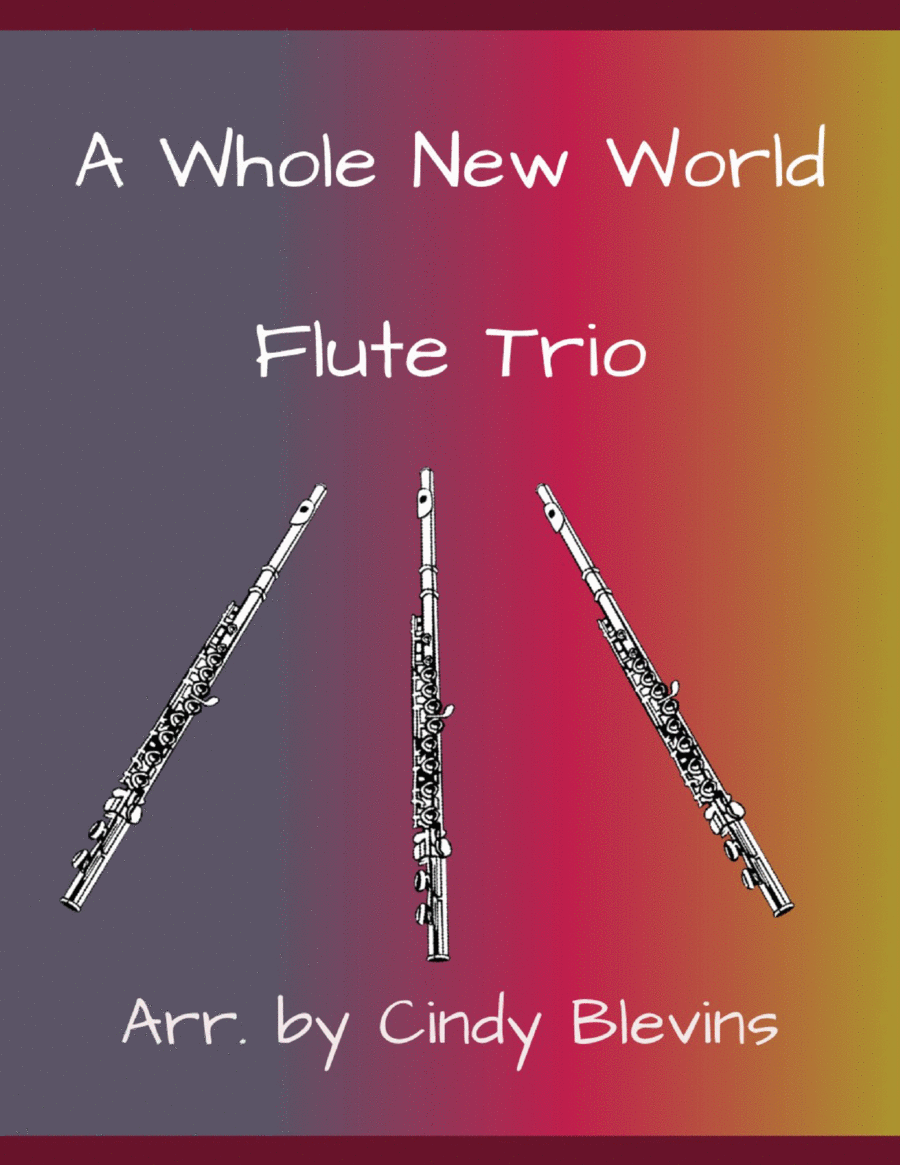 A Whole New World Flute Trio scores gallery preview page 1