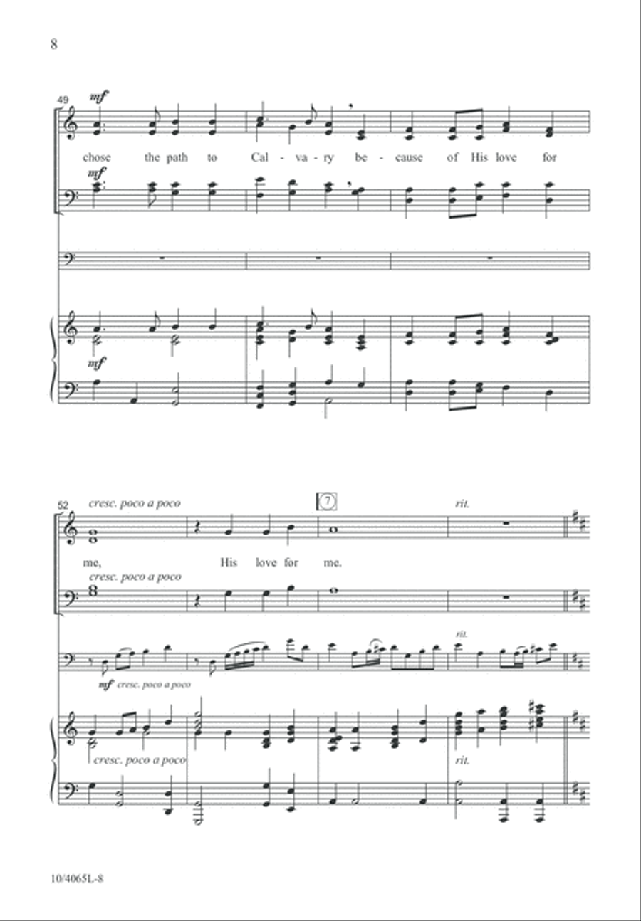 Cup of Sorrow 4-Part scores gallery preview page 9