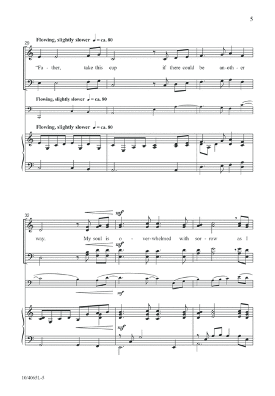 Cup of Sorrow 4-Part scores gallery preview page 6