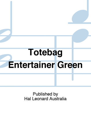 Totebag Entertainer Green