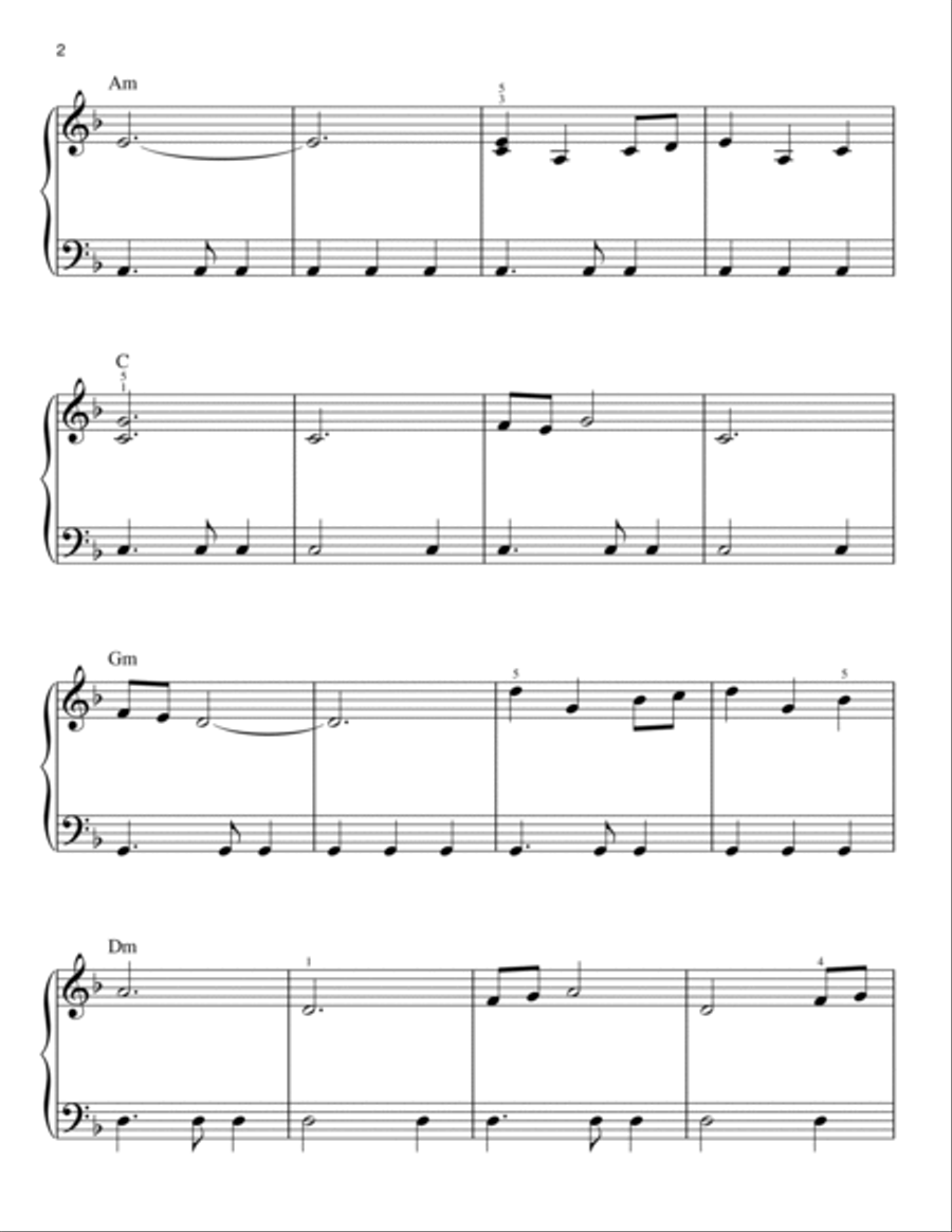 Game Of Thrones - Main Title Easy Piano scores gallery preview page 2