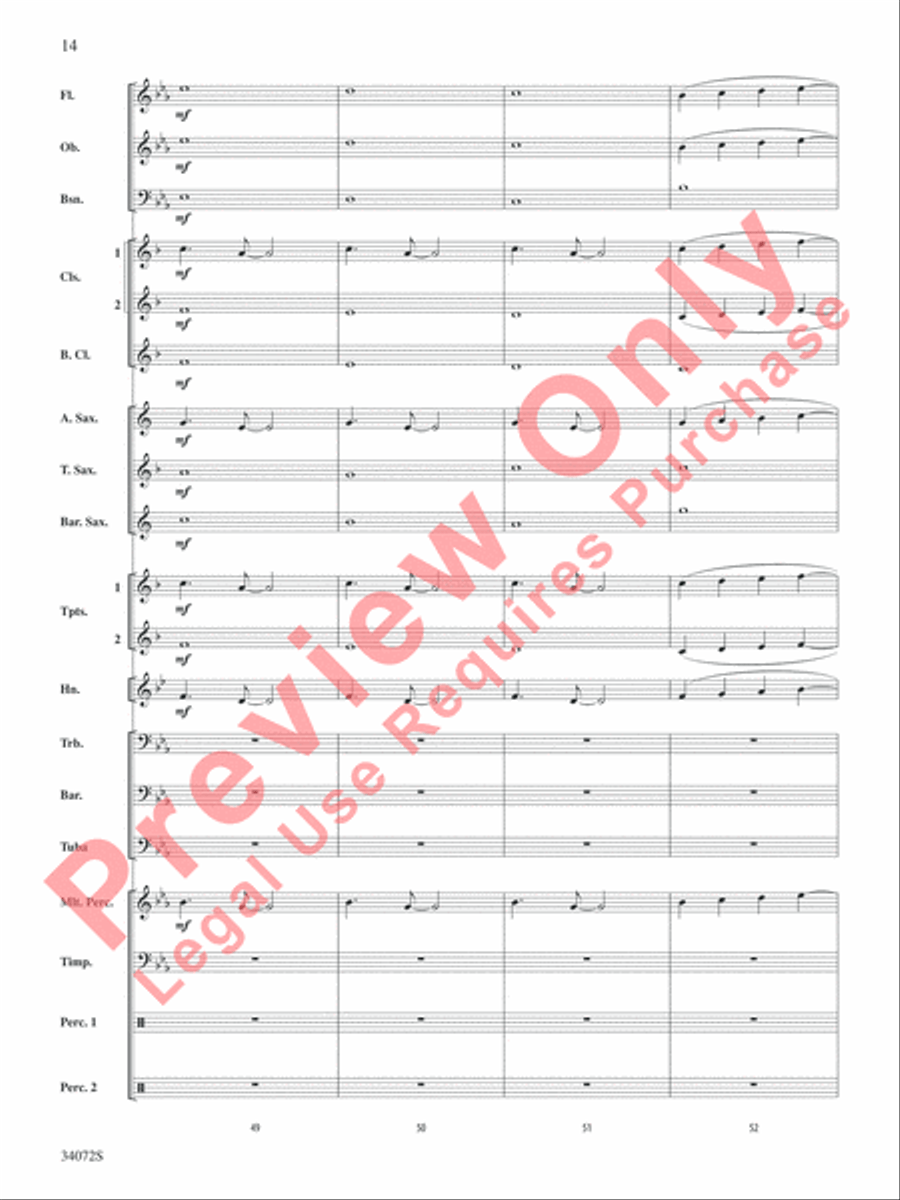 1, 2, 3, 4 1, 2, 3, 4 Concert Band scores gallery preview page 15