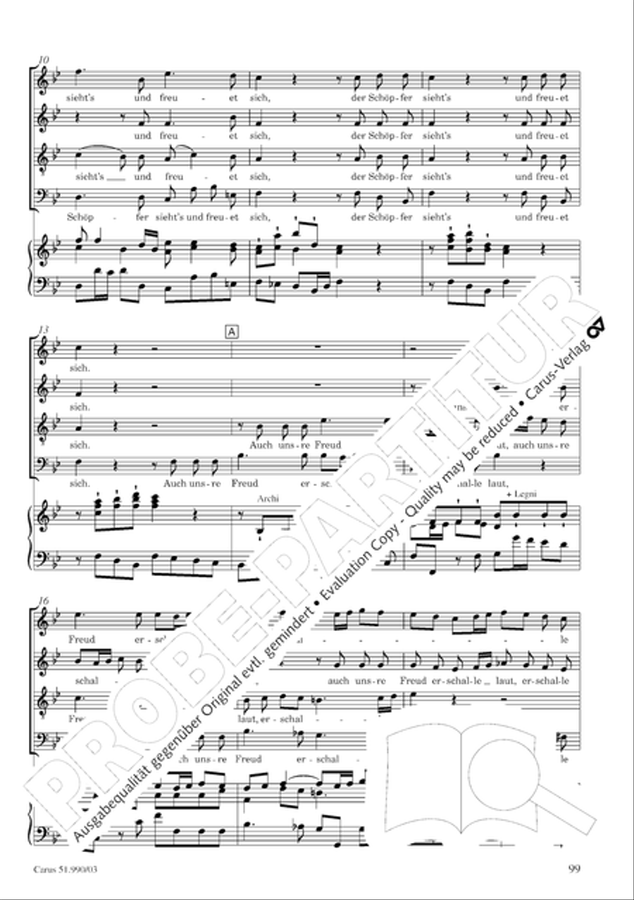 The Creation (Die Schopfung) 4-Part scores gallery preview page 102