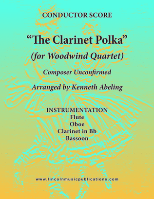 Book cover for Clarinet Polka (for Woodwind Quartet)