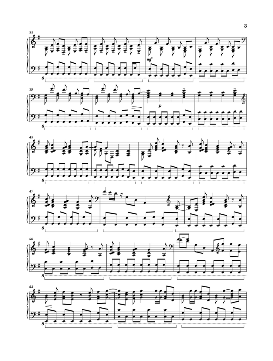 Zombie Zombie Easy Piano scores gallery preview page 3
