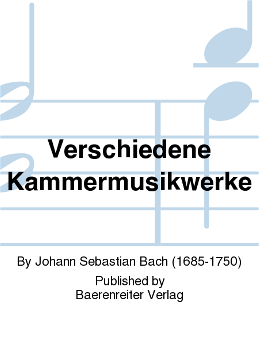Various Chamber Music Works Critical Reports scores gallery preview page 1
