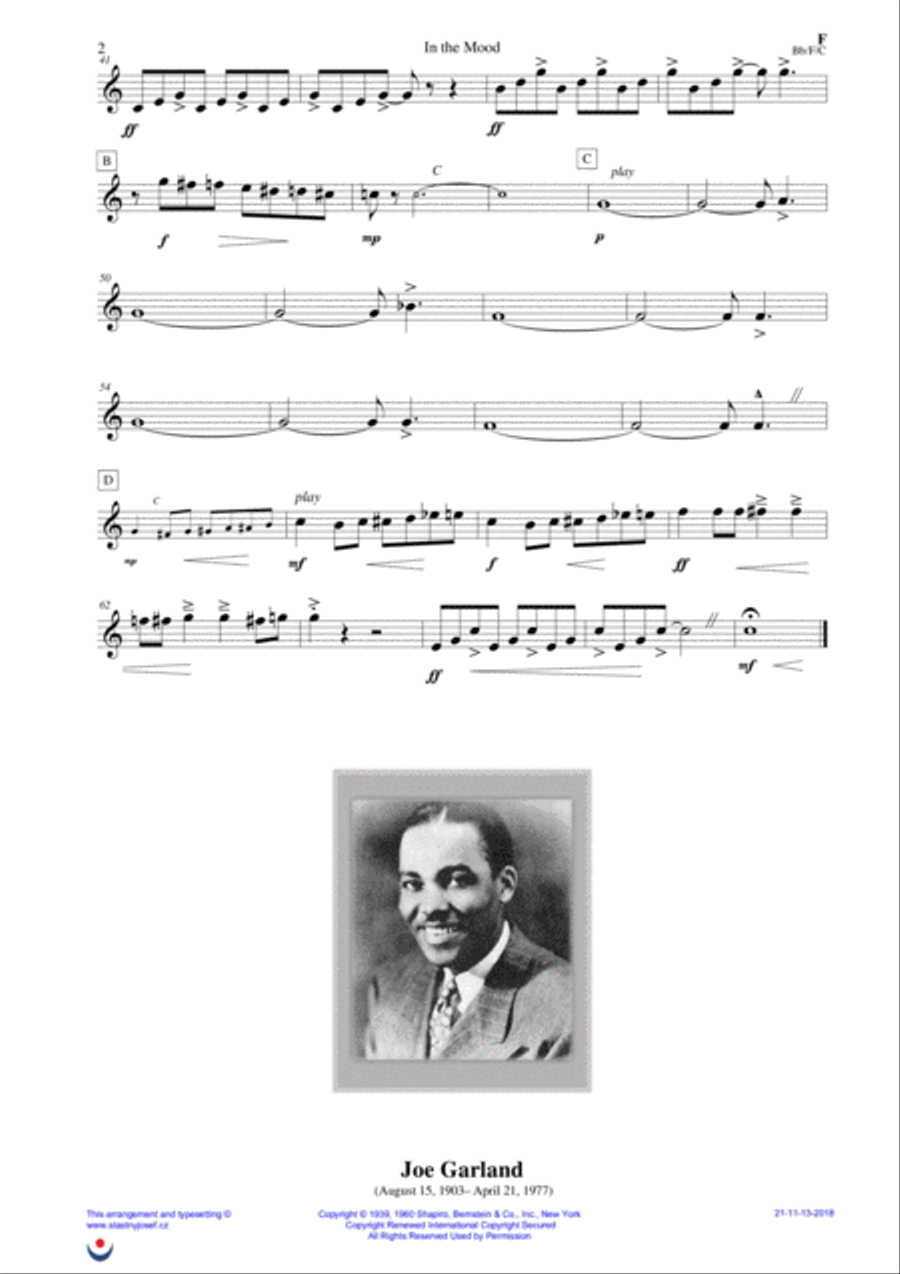In The Mood Brass Ensemble scores gallery preview page 6