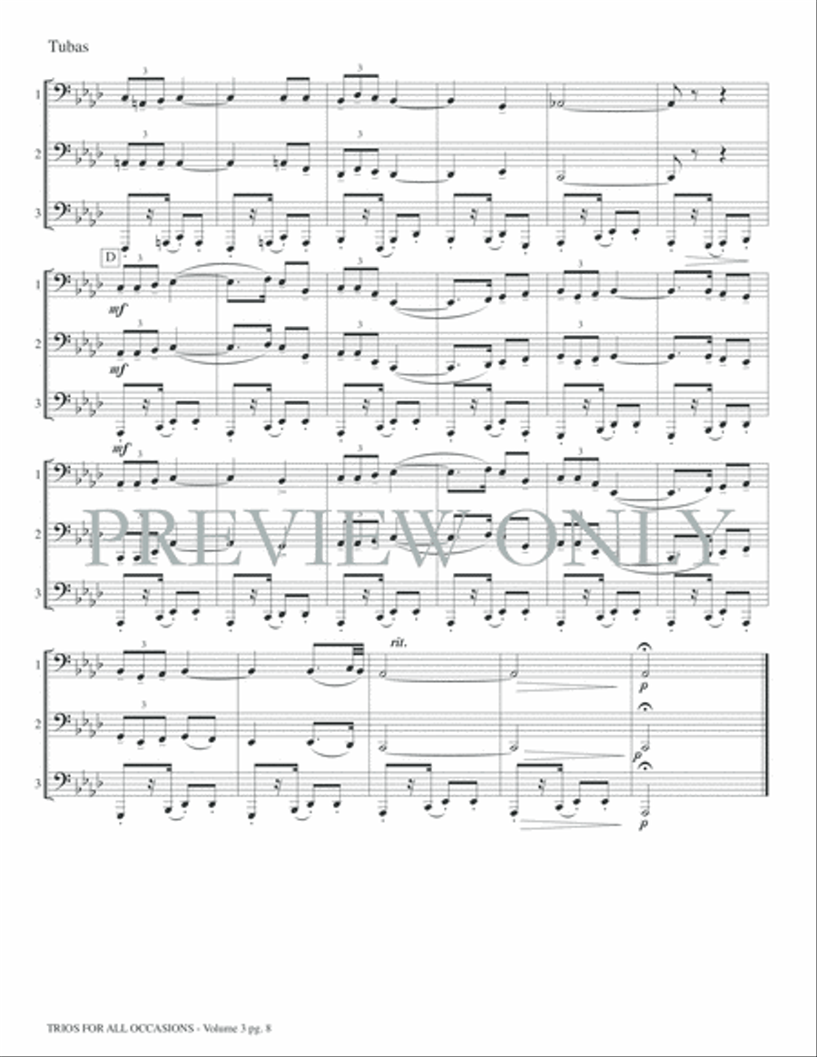 Trios for All Occasions Small Ensemble scores gallery preview page 10