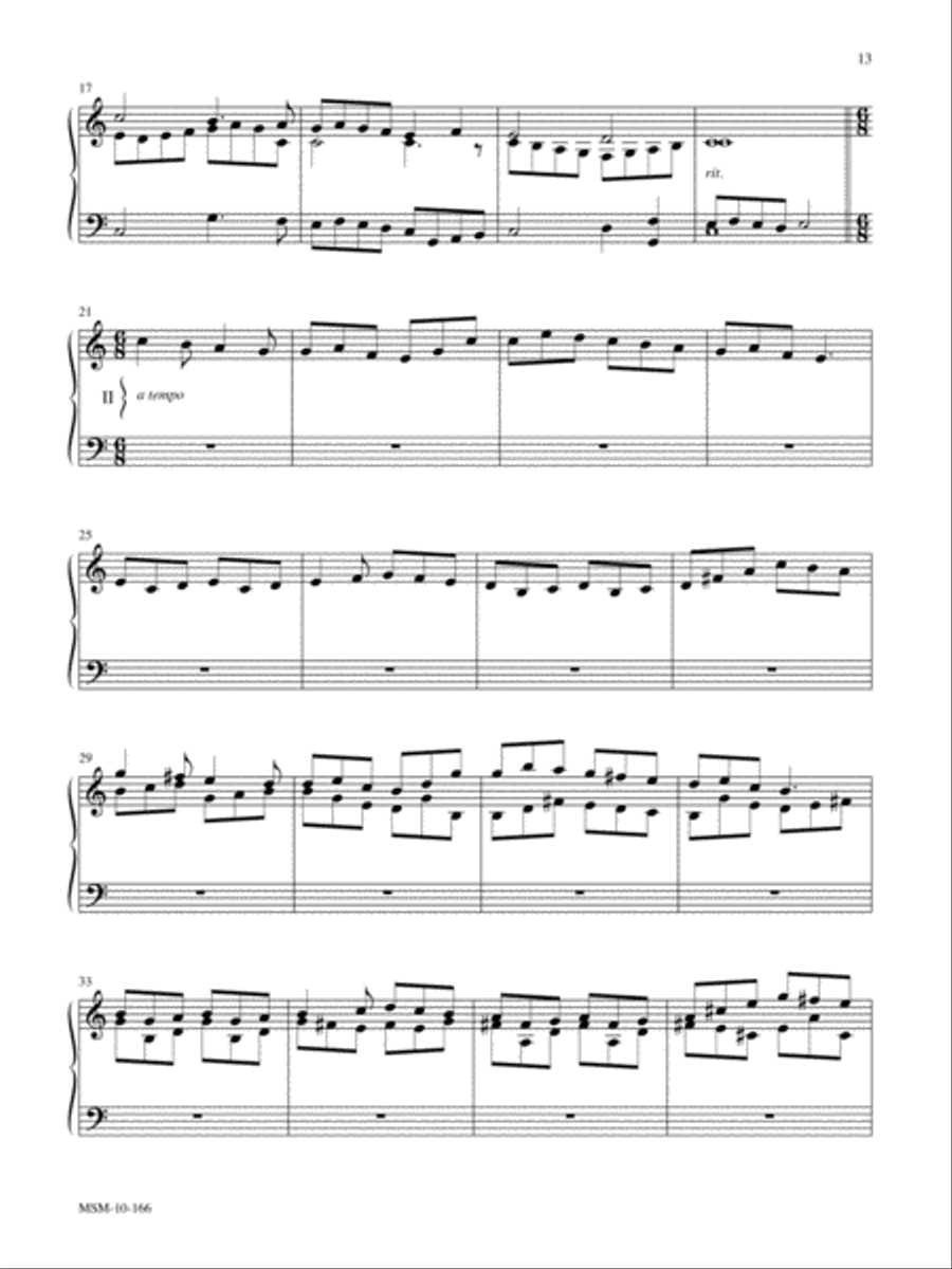 Joy to the World Variations for Organ Organ Solo scores gallery preview page 7