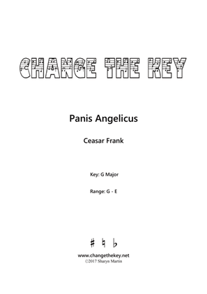 Book cover for Panis Angelicus - G Major