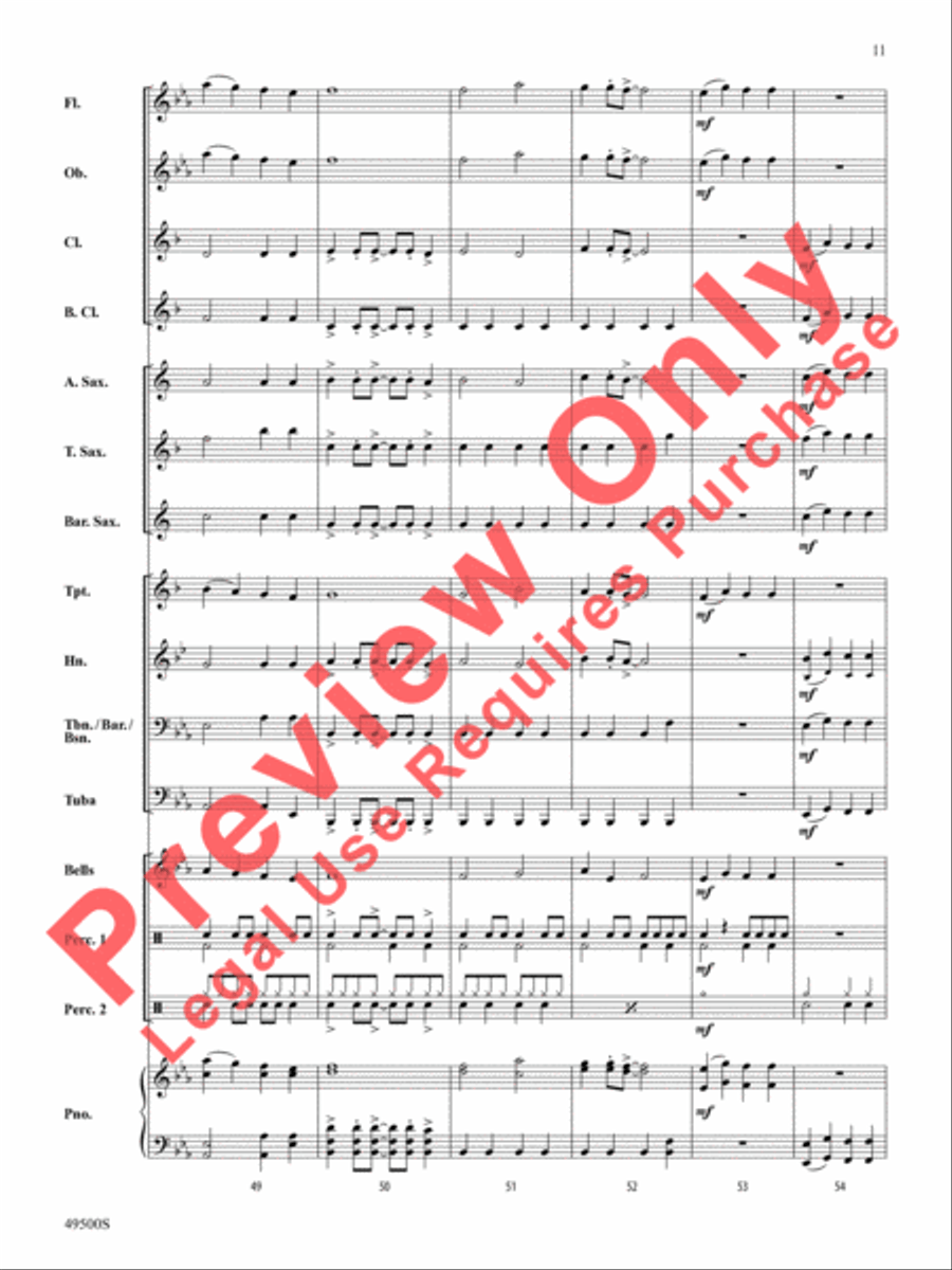 Megawatt Rock Megawatt Rock Concert Band scores gallery preview page 12