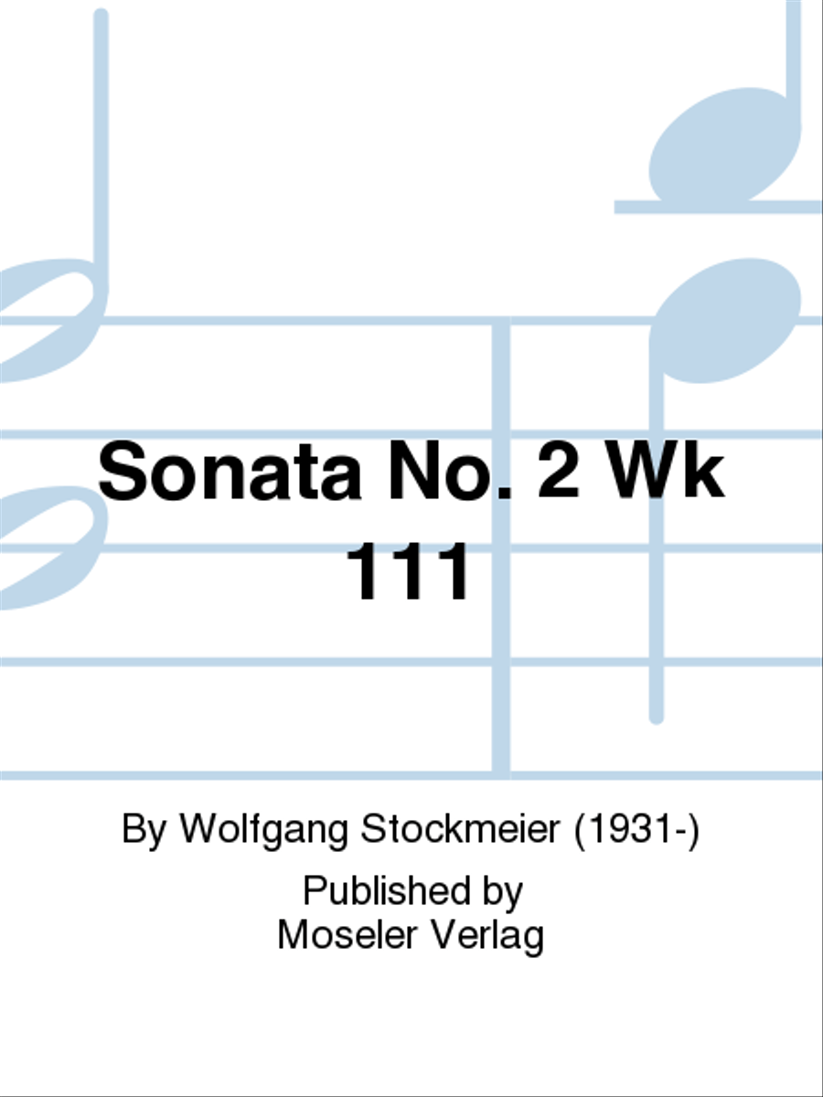 Sonata No. 2 Wk 111 Organ scores gallery preview page 1