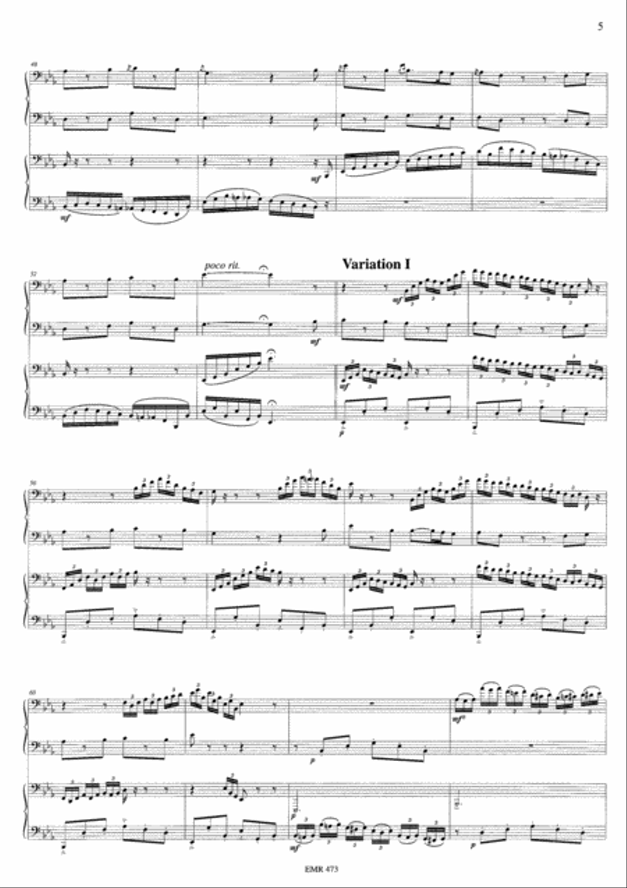The Carnival Of Venice The Carnival Of Venice Tuba Quartet scores gallery preview page 6