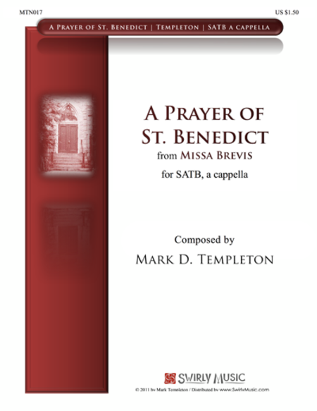 A Prayer of Saint Benedict