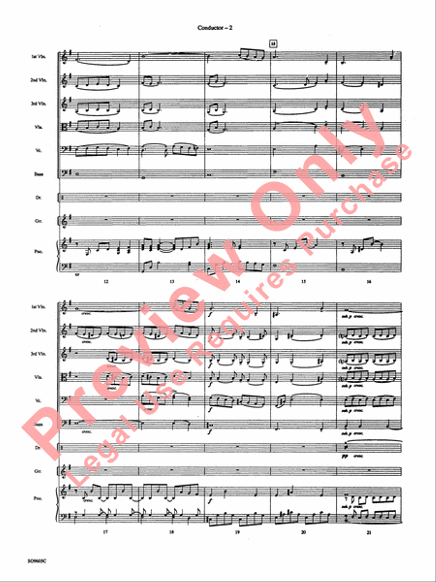 The Shadow of Your Smile (from The Sandpiper) String Orchestra scores gallery preview page 4