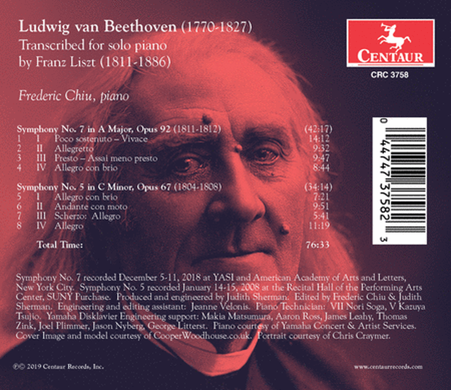 Beethoven: Symphony V & VII (Transcribed by Franz Liszt)
