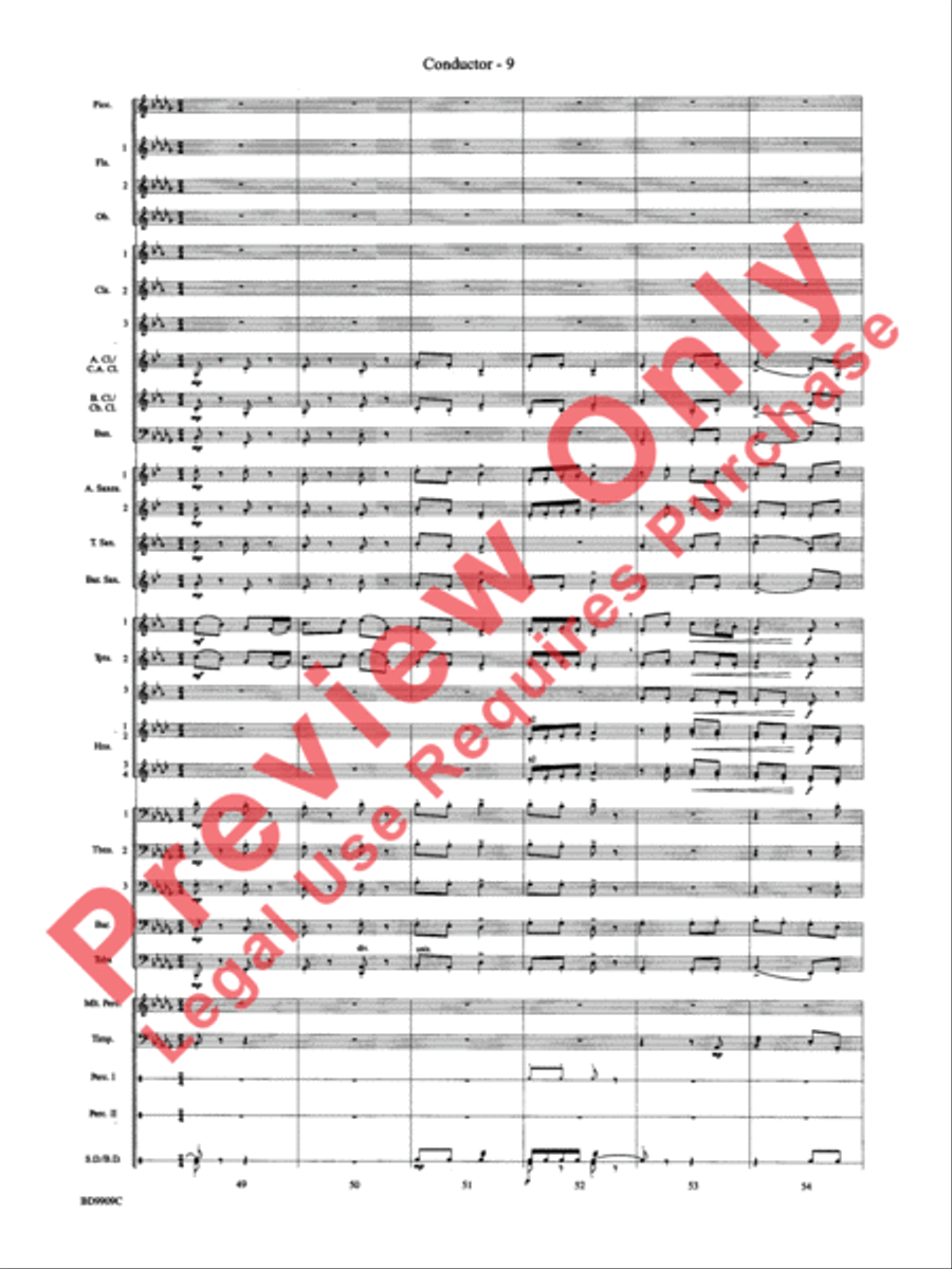 I'm Seventeen Come Sunday Concert Band scores gallery preview page 12