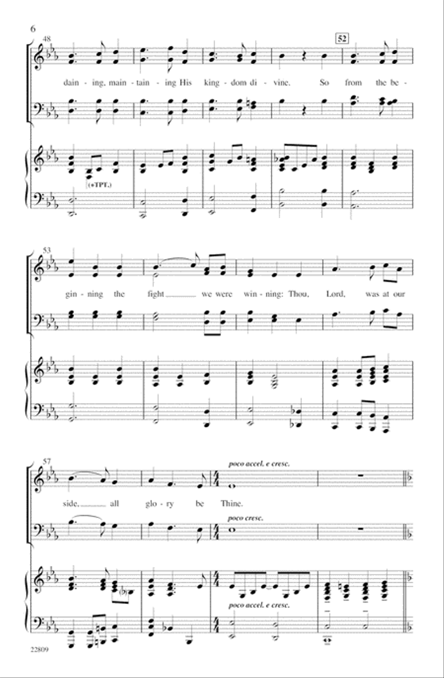 Anthem of Thanksgiving 4-Part scores gallery preview page 6