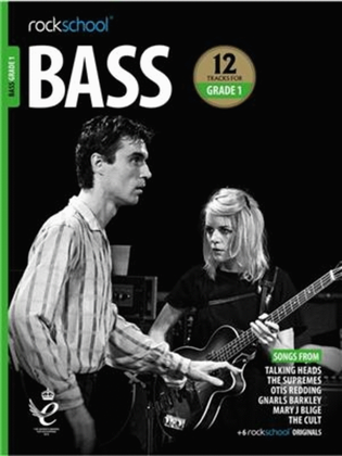 Book cover for Rockschool Bass Grade 1 (2018)
