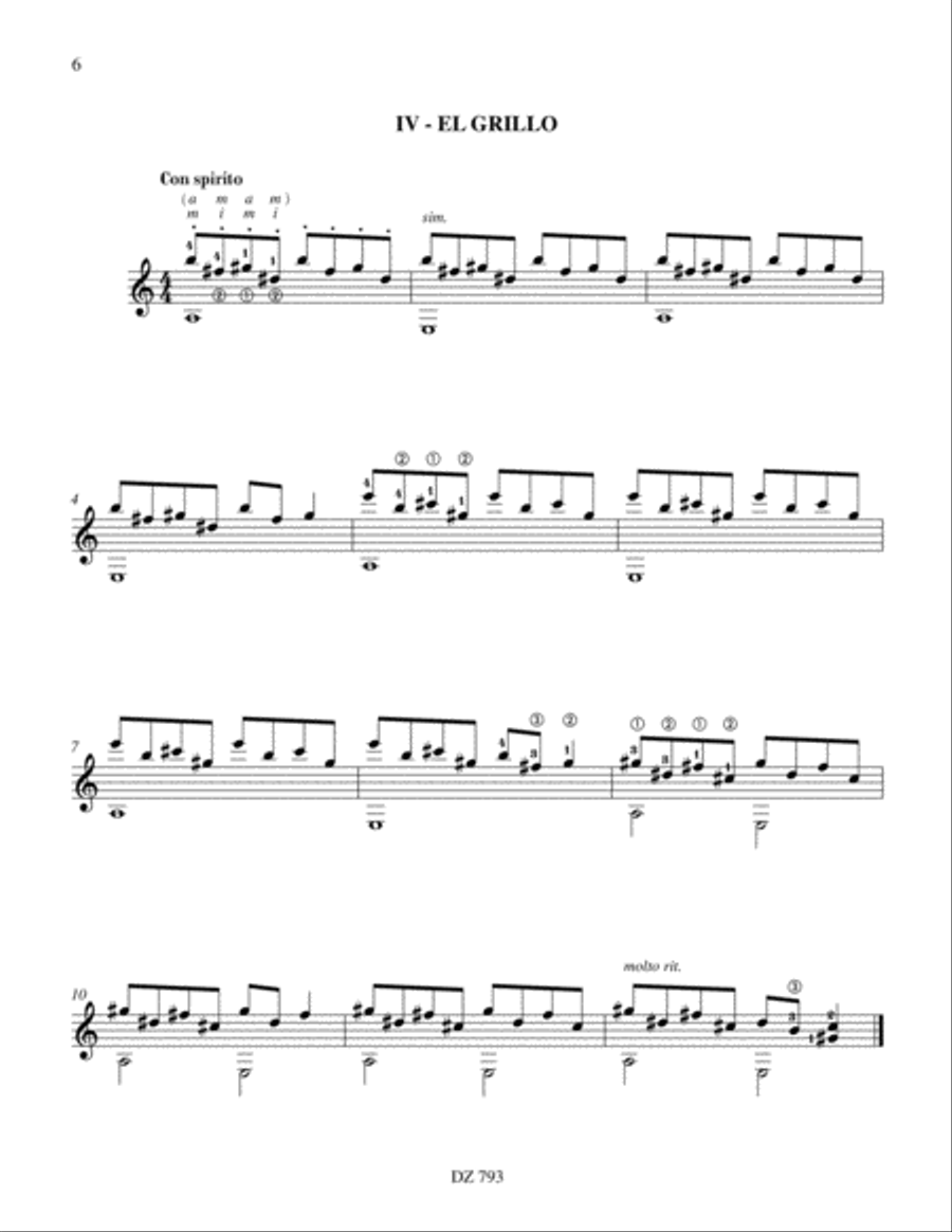 20 études faciles Classical Guitar scores gallery preview page 6
