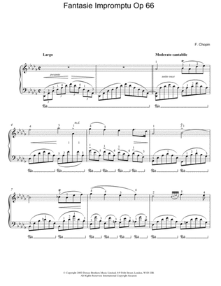 Book cover for Fantasie Impromptu Op. 66 (Largo)