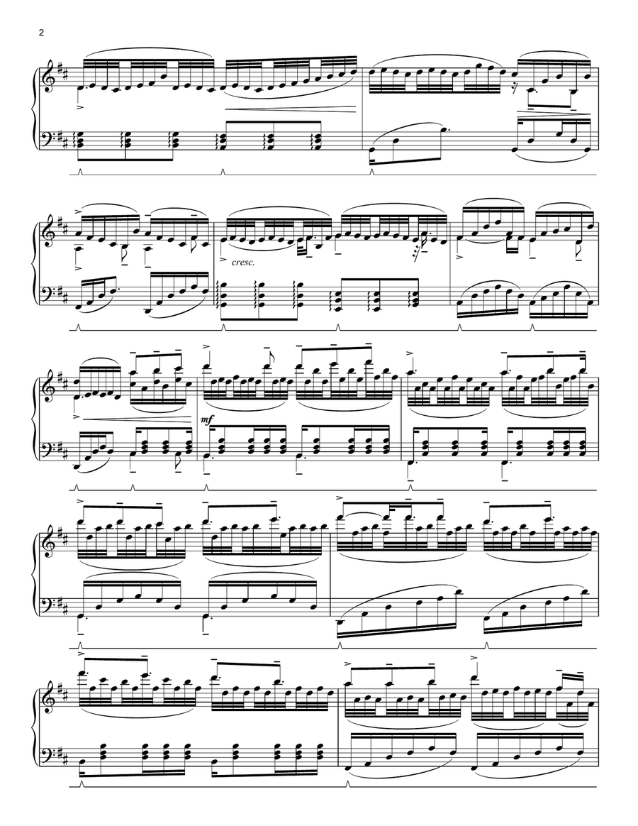 Big My Secret Piano Solo scores gallery preview page 2