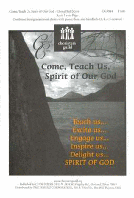 Come Teach Us, Spirit of Our God - Choral Full Score