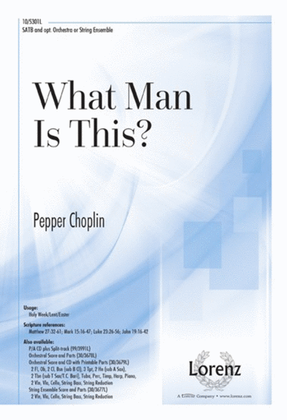 Book cover for What Man Is This?