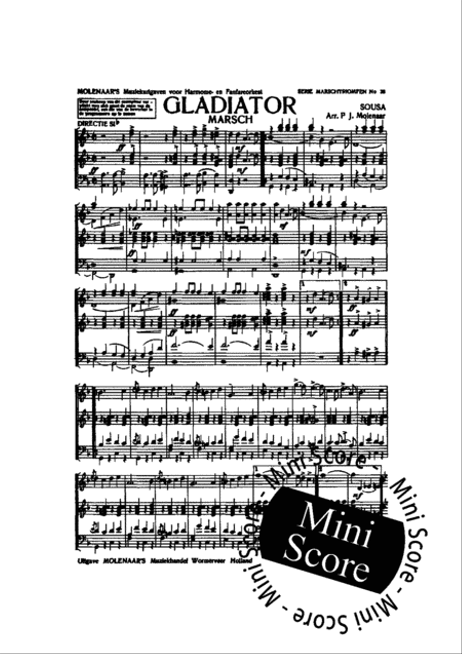 Gladiator Concert Band scores gallery preview page 4
