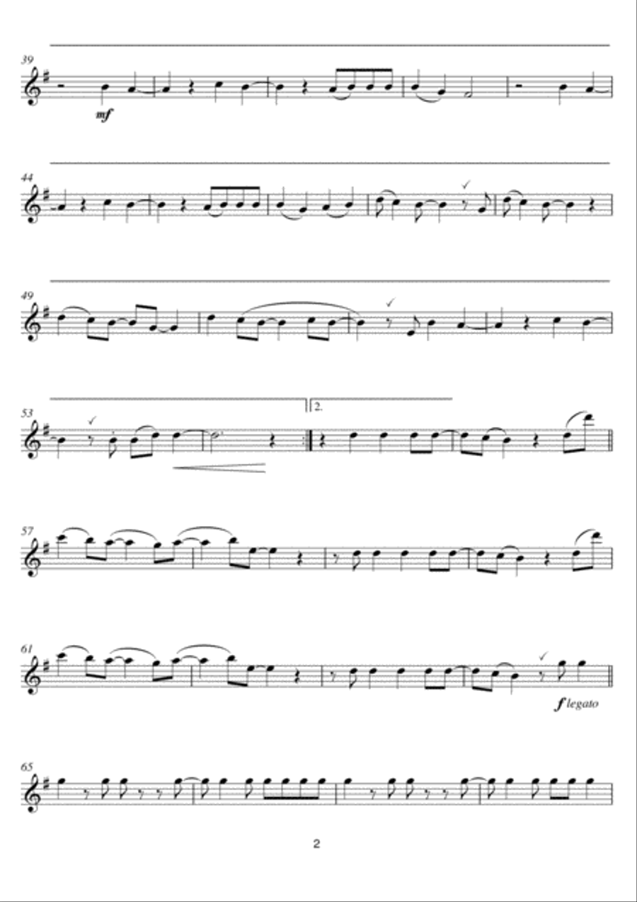 Right Place Right Time Right Place Right Time Clarinet Solo scores gallery preview page 2