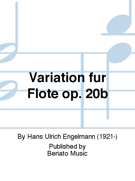 Variation fur Flote op. 20b