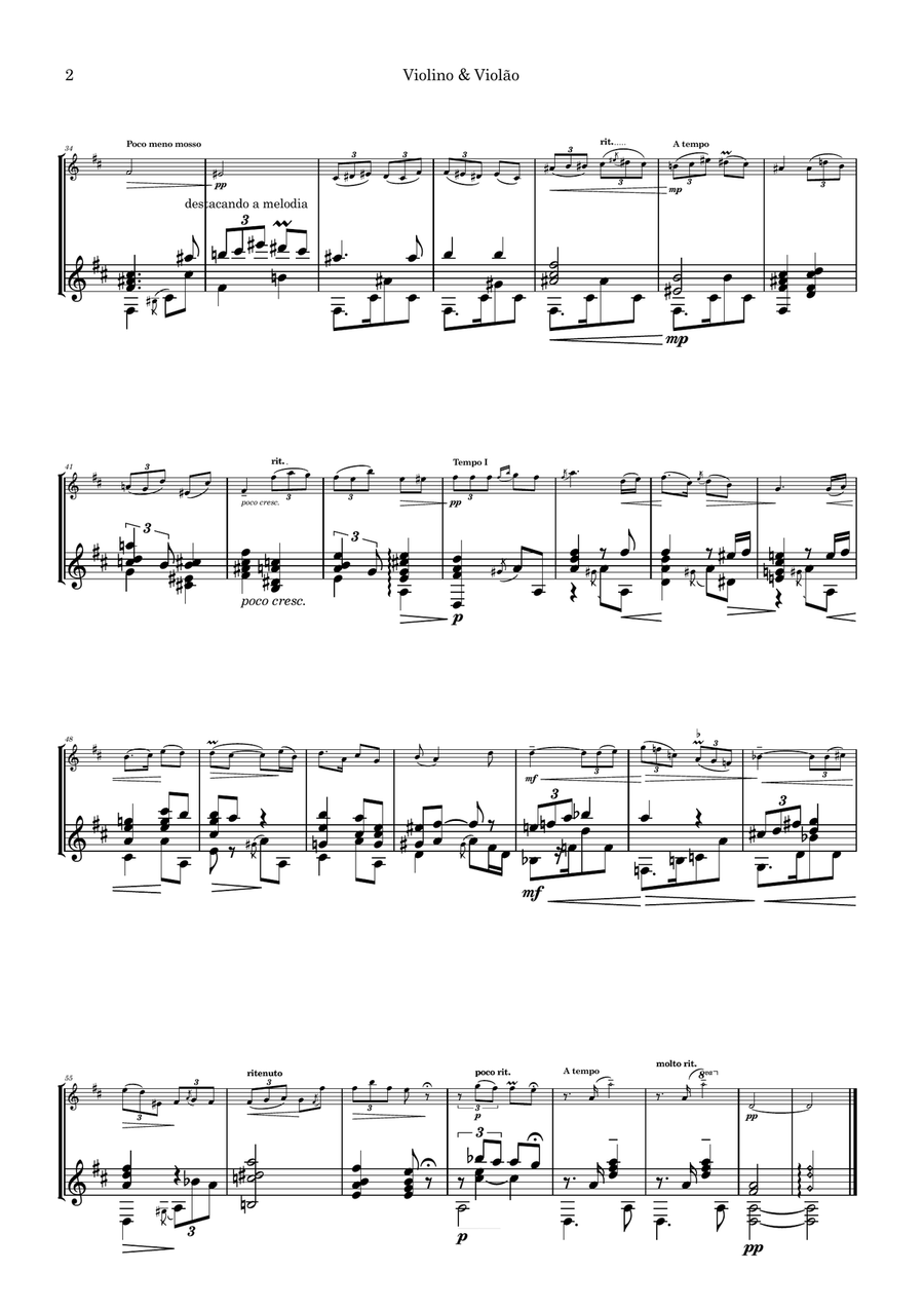 Tango n.2 String Duet scores gallery preview page 2