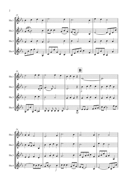 Shenandoah for Horn Quartet image number null