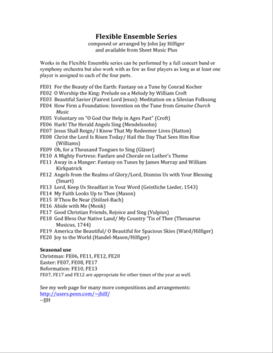 Joyful, Joyful We Adore Thee for Brass Trio Joyful, Joyful We Adore Thee for Brass Trio Brass Trio scores gallery preview page 3