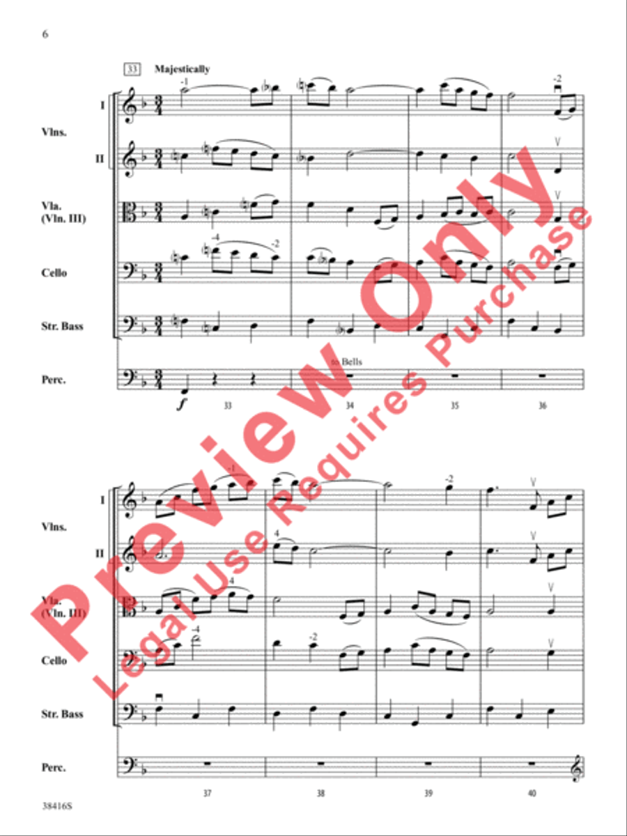 The Last Rose of Summer The Last Rose of Summer String Orchestra scores gallery preview page 7
