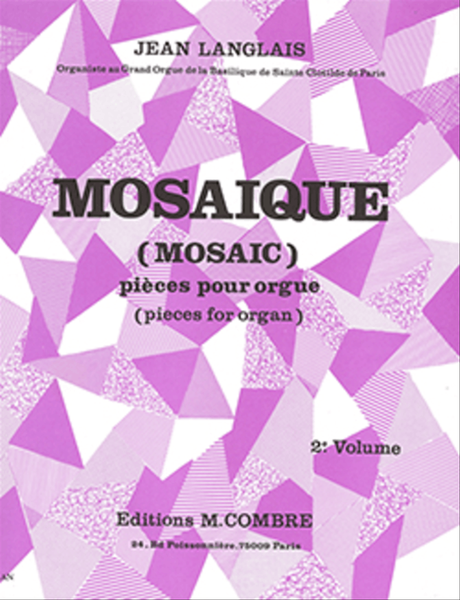 Mosaique - Volume 2 Organ scores gallery preview page 1