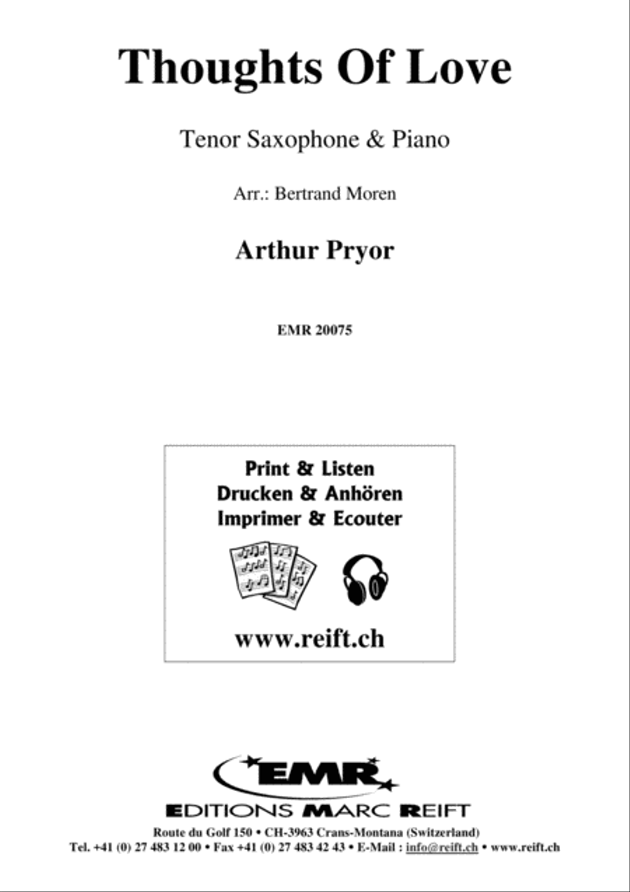 Thoughts Of Love Thoughts Of Love Tenor Saxophone scores gallery preview page 2