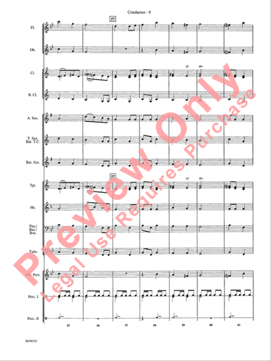Freedom's March Concert Band scores gallery preview page 12