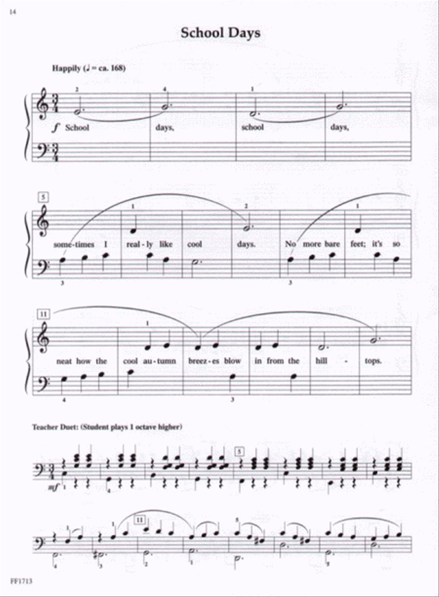 A Leaf Collection, Book 1 Easy Piano scores gallery preview page 2